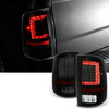 Fits 09-18 Dodge RAM *C-Shaped* Design Red Clear LED TailLights Taillamps LH+RH
