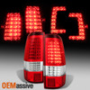 Fit C-Shape Full LED Style 2003 2004 2005 2006 Chevy Silverado Taillights Pair