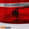 Fit 00-05 Benz S-Class W220 S320 S350 Red Clear Rear Tail Lights Brake Lamps