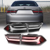 For 2004-2008 Acura TSX LED Light Bar Tail Lights Brake Lamp - Black Housing