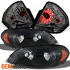 Fit 06-13 Chevy Impala Black Headlights + Smoke LED Tail Lights Replacement