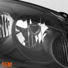 Fit 06-13 Chevy Impala Black Headlights + Smoke LED Tail Lights Replacement