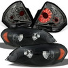 Fit 06-13 Chevy Impala Black Headlights + Smoke LED Tail Lights Replacement