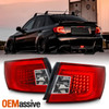 [2019 Upgrade]For 08-11 Subaru Impreza/ 12-14 WRX/STi LED Bar Taillights - Red