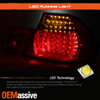 For 2003-06 BMW E46 325Ci 330CI M3 Coupe Model Red Clear LED Tail Brake Lights