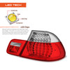 For 2003-06 BMW E46 325Ci 330CI M3 Coupe Model Red Clear LED Tail Brake Lights