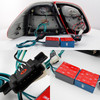 Fit 98-02 Benz W208 CLK Class Red Clear LED Tail Lights Brake Lamps Left + RIght