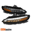 Fit 2014-2018 Jeep Cherokee LED DRL Assemblies w/ Turning Lights - Black Housing