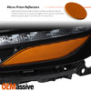 Fit 2014-2018 Jeep Cherokee LED DRL Assemblies w/ Turning Lights - Black Housing
