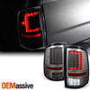 Fits 2009-2018 Dodge RAM *C-Shaped* Design Smoke LED TailLights Taillamps Pair