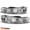Fit 00-06 GMC Yukon Denali XL Replacement Clear Bumper Signal Lights LH+RH Lamps