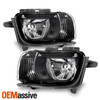 Fit 2010-2013 Chevy Camaro Black Headlights Lights Lamp Left + Right 10 11 12 13