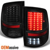 Fit 09-18 RAM Pickup Reverse Turn Signal Black *Full LED* Taillights Brake Lamps