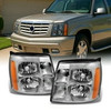 Fits 2002 Cadillac Escalade Halogen Type Headlights Lamps Light Replacement