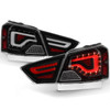 Black Smoked For 2014-2020 Impala LED Tube Style Tail Lights Brake Lamps Pair