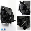 Fit 2008-2014 Cadillac CTS Black Projector Headlights Lamp Light Left+Right 08-14