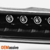 Fit 1999-2006 GMC Sierra Yukon Black LED Bumper Signal Lights Parking 2000 2001