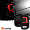 Fit 2009-2018 Dodge RAM *C-Shaped* Design Black Smoked LED Tail Lights Tail Lamp