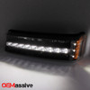 Fits 03-06 Chevy Silverado Avalanche LED Bumper Lights Turn Signal Lamps Black