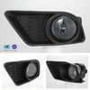 Fits 11-14 Charger Chrome LED Light Tube Projector Headlights + Smoked Fog Light