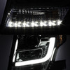 Fits 15-20 Chevy Suburban Tahoe Smoke Halogen LED Light Tube Projector Headlight