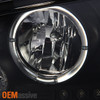 For 06-10 Dodge Charger Black Bezel Dual Halo LED Projector Headlights Lamp Pair