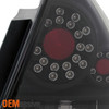 Fit 06-13 Impala Black Smoke Headlights + LED Tail Lights Replacement