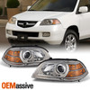 Fit 04-06 Acura MDX Headlights Headlamps Replacement Left+Right Pair 2004-2006