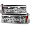 Fit 03-06 Chevy Silverado 1500 2500 3500 Avalanche LED Bumper Lights Signal Lamp