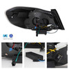 For 2015-2021 Subaru WRX/WRX STI [FULL LED] Black Housing Tube Tail Brake Light