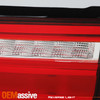 For 2004-2008 Acura TSX LED Light Tube Tail Lights Pair Housing [Red Clear Lens]