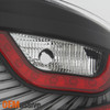 Fit  Black 2003 2004 2005 G35 Skyline 35GT 2 Door Coupe LED Tail Lights