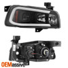 [Halogen] Fits 2006-2010 Dodge Charger Sedan Black DRL LED Projector Headlights