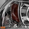 Fits 2011-2014 Charger Halogen Chrome LED Light Tube/Trip Projector Headlights
