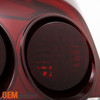 For 09-10 Dodge Charger Smoked Halo Projector Headlights+Red SmokedTail Lights
