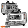 Fits 2007-2014 Chevy Suburban | Tahoe | Avalanche LED DRL Projector Headlights