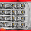 Fit C-Shape Full LED 2003-2006 Silverado Taillights + LED 3rd Brake Light
