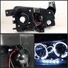Fits 05-10 Charger Dual Halo Projector LED Headlights+Full LED Fog Lamp W/Switch