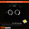 Fits 2007-2014 Suburban Tahoe Avalanche Black Smoked Projector LED Headlights