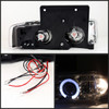 Fits 95-04 Chevy Astro Van Safari Chrome Clear Dual Halo Projector Headlights
