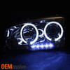 Fits Smk 05-10 Charger Halo Projector LED Headlights+Full LED Fog Lamps W/Switch