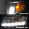 Fits 2015-2020 Chevy Suburban Tahoe LED Light Tube Projector Headlights Lights
