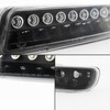 Fits 00-06 GMC Sierra Yukon Halo Projcetor Headlights + LED Bumper Signal Lamps