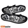 Fits 98-02 Chevy Camaro Z28 Ss V8 Dual CCFL Halo Projector LED Chrome Headlights