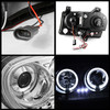 Fits 05-07 Chrysler 300 Dual Halo Projector LED Headlights Lamps Pair Left+Right