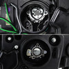 Fits 02-05 E46 4Dr Chrome Clear *3D* DRL Daylight LED Strip Projector Headlights