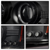 For Black Smoked 00-06 GMC Sierra Yukon Halo Projector Headlight + Bumper Lights