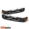 Fits 98-04 S10 Blazer Halo Projector Smoke Headlights + LED Bumper Signal Lights