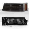 Fits 2003-2006 Chevy Silverado Black LED Halo Head Lights + DRL Signal Lights