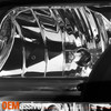 Fits 1996-1999 Audi A4 DRL LED Strip Projector Headlights (R8 Style) Black